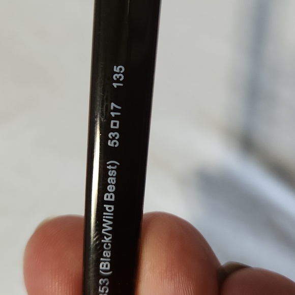 Coach Black Rectangular Glasses with Screen Protection - Picture 3 of 4